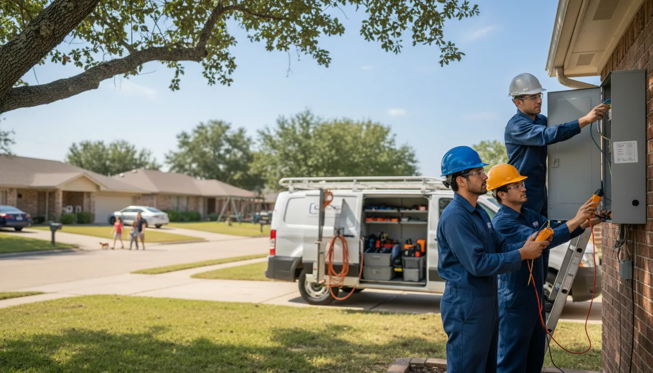 Certified electrician providing emergency electrical services in New Waterford, OH